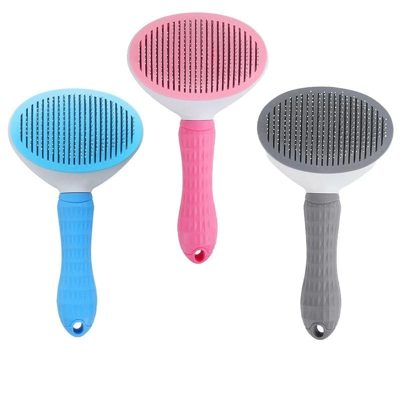 Pet Dog Cat Grooming Comb Brush Tool Gently Removes Loose Undercoat Knots Mats