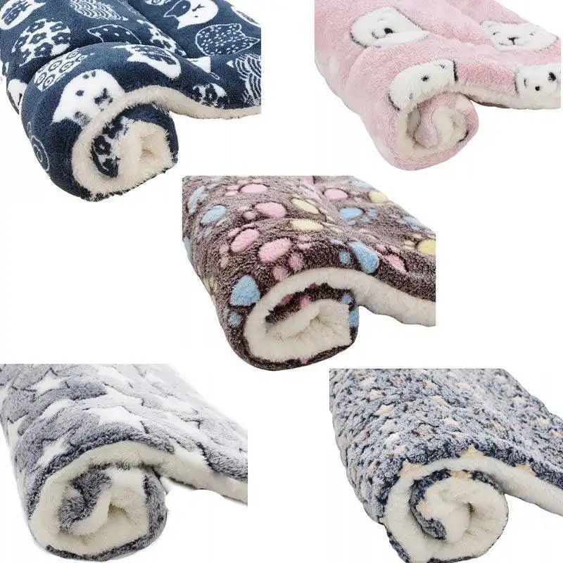 S Size Puppy Dog Cat Cushion Mattress Blanket Bed Soft Warm Pet Pad Winter Kennel House