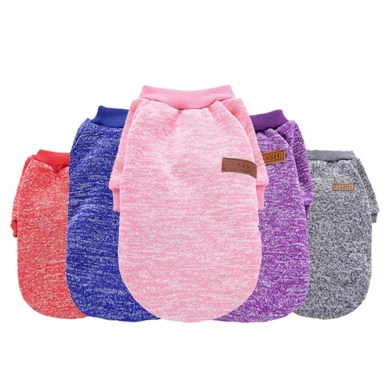 XS Size Cute Pet Dog Warm Jumper Sweater Clothes Puppy Cat Knitwear Knitted Coat Winter