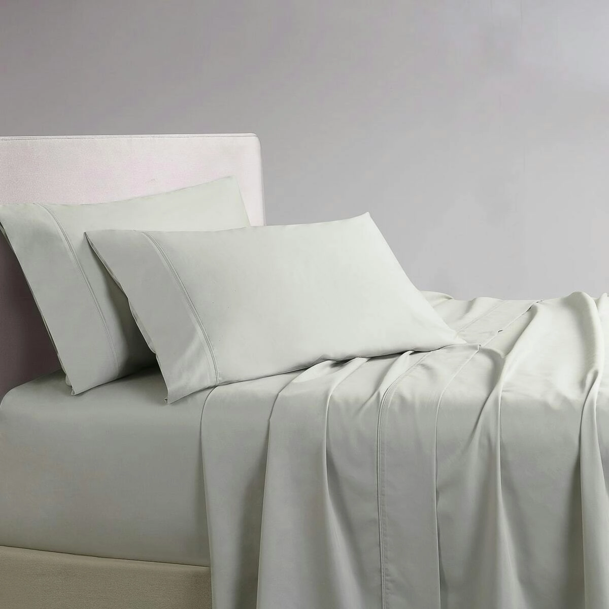 1000TC Cotton Rich Sheet Set Silver King