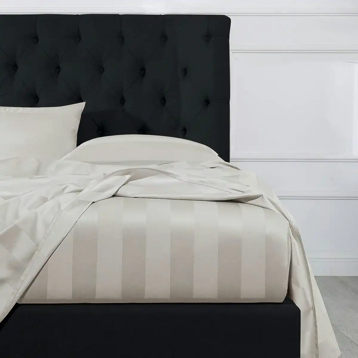 Bespoke 1200TC Fitted Sheet Linen Queen Bed Extra Depth
