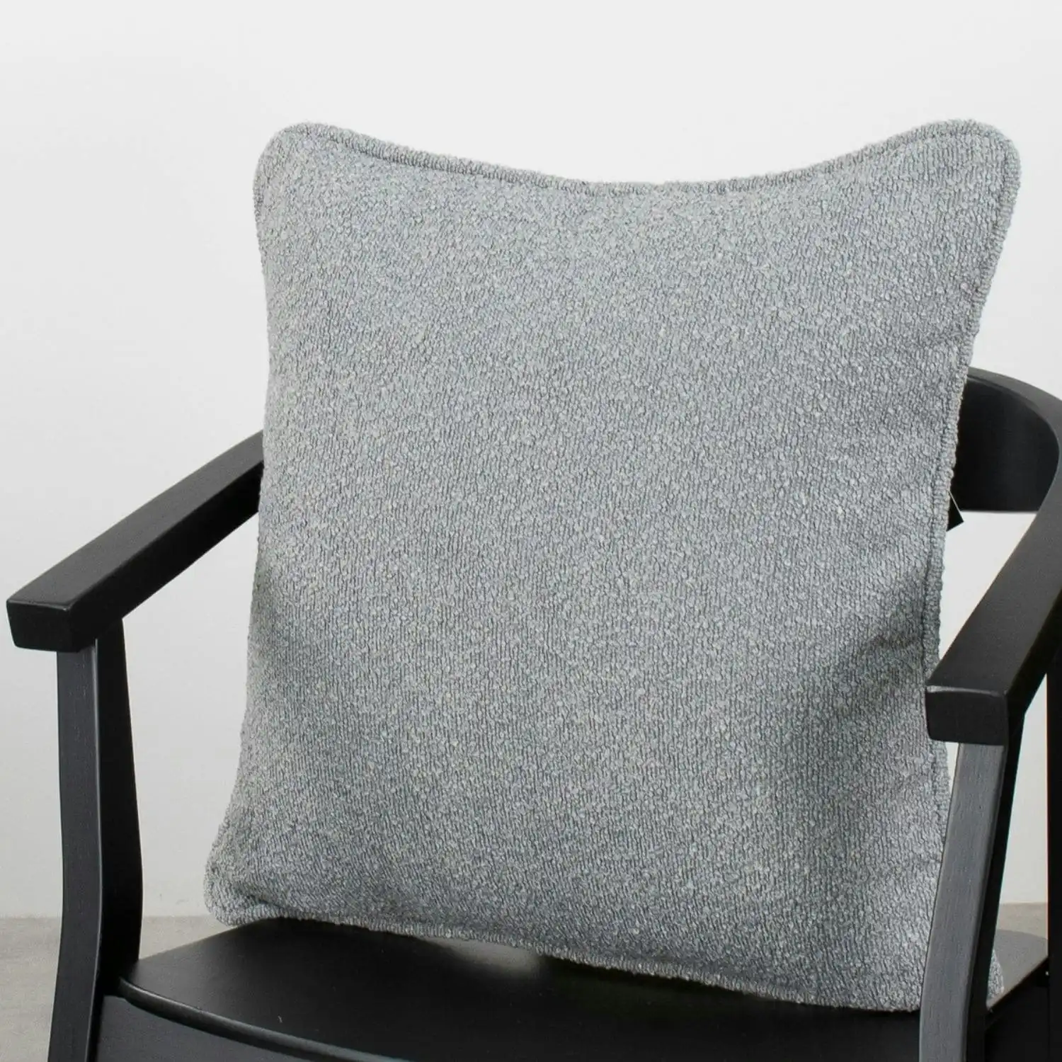 Boucle Square Cushion - Dark Grey