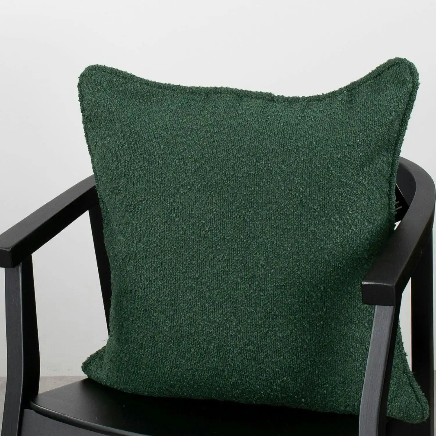 Boucle Square Cushion - Green