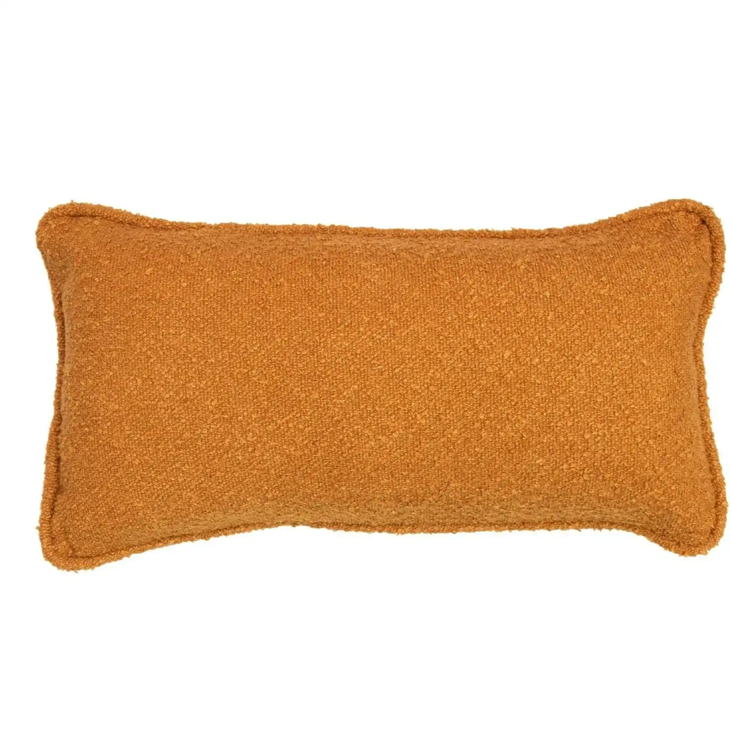 Boucle Breakfast Cushion - Rust