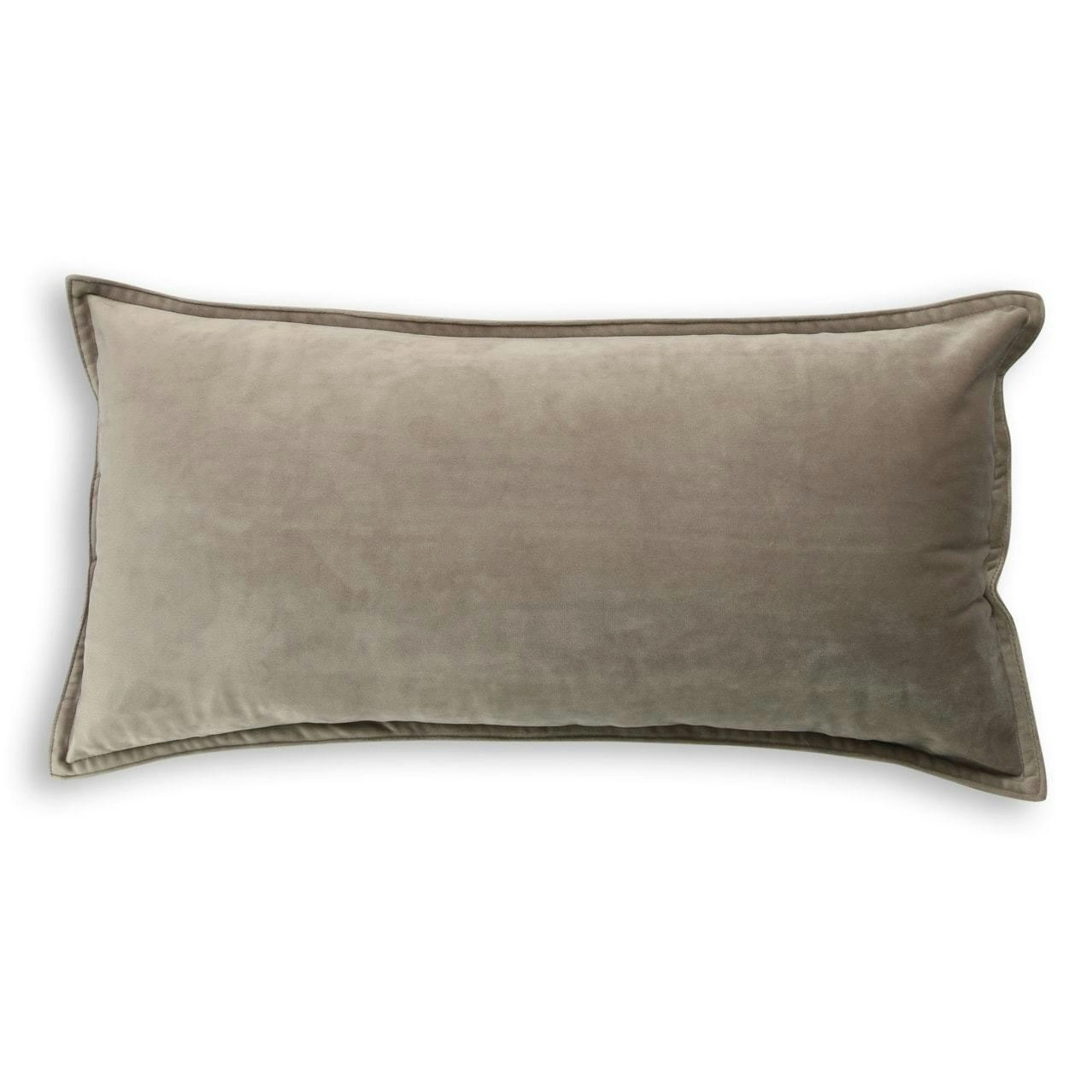 Velvet Cushion Oblong Mocha