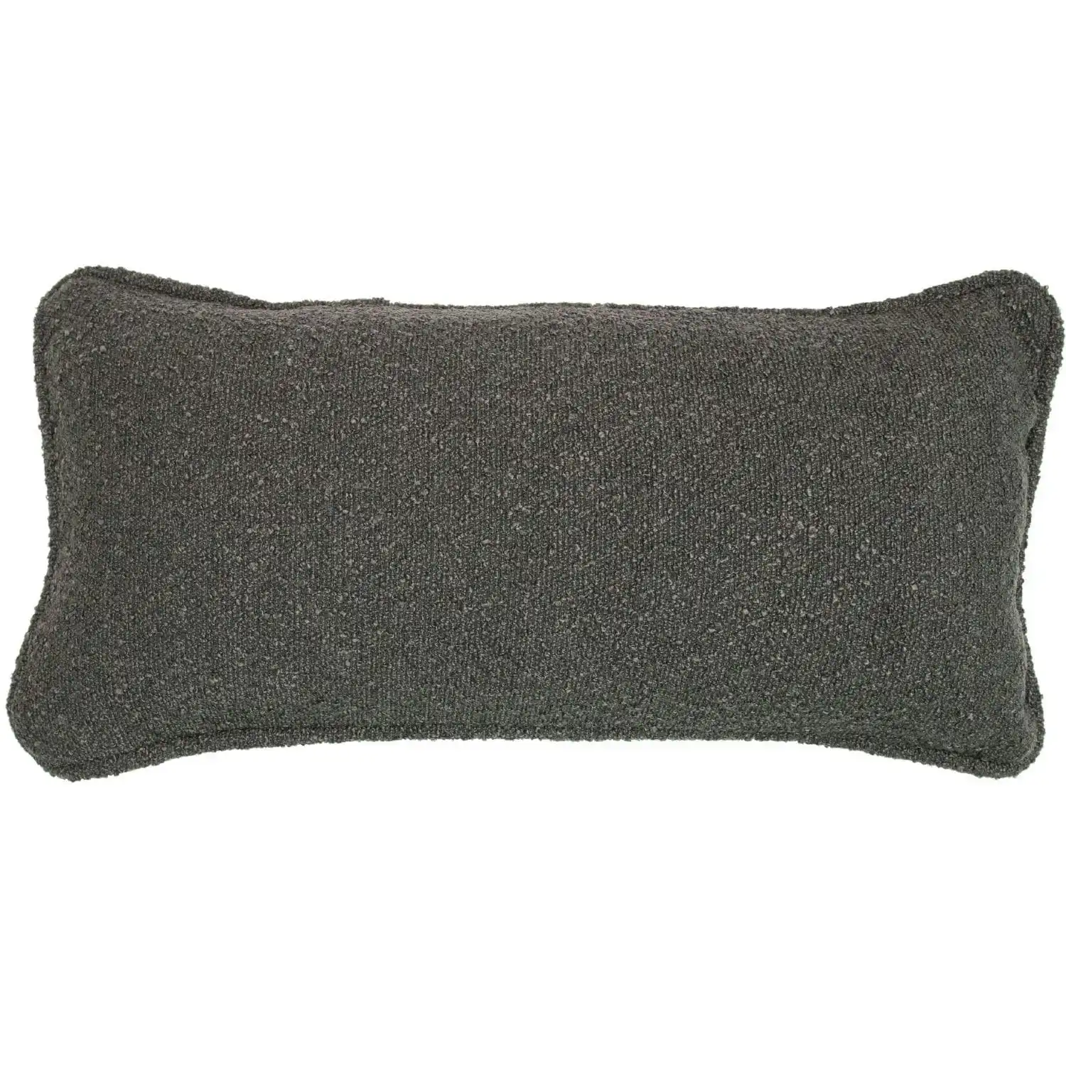 Boucle Breakfast Cushion - Charcoal