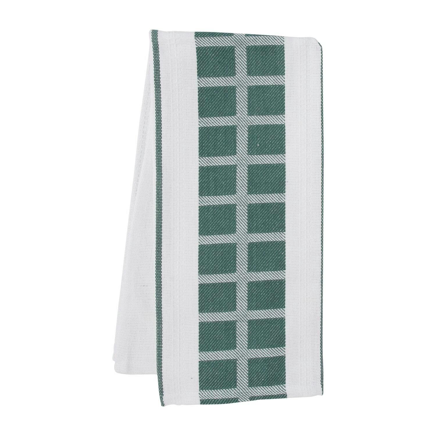 Luxurious Tea Towel Forest Green