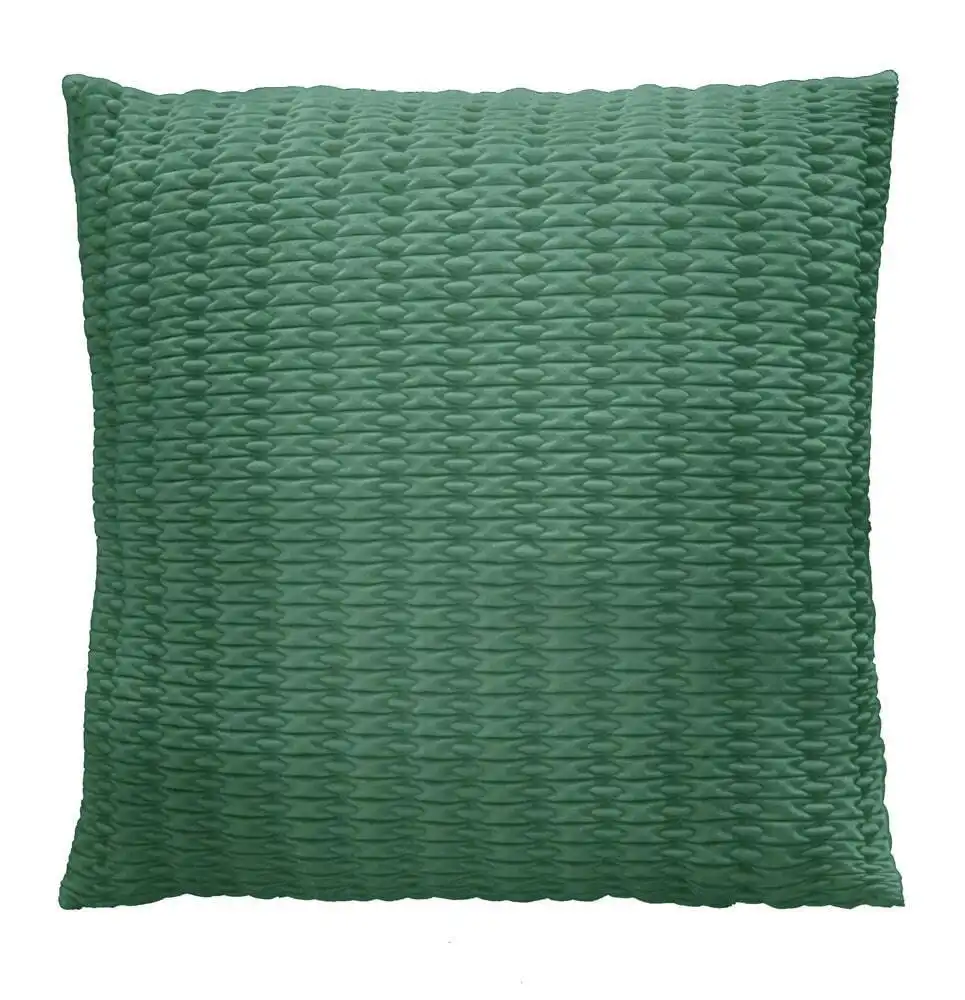 Velvet Sienna European Pillowcase Forest Green