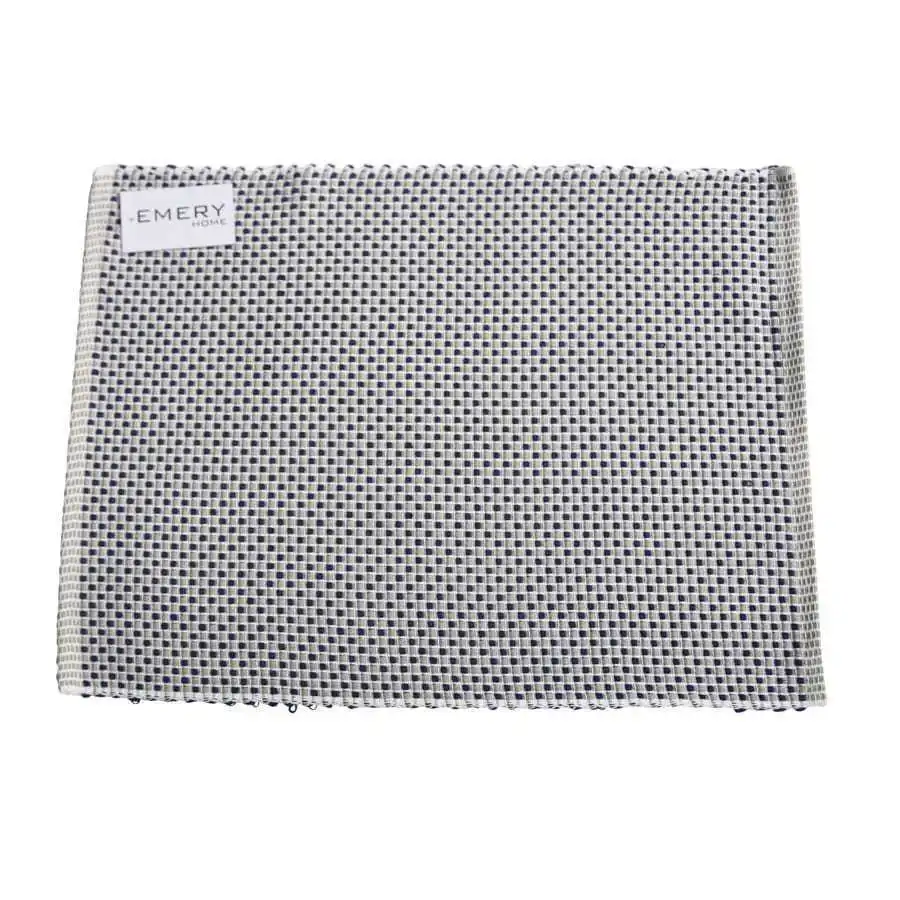 Asa Weave Placemat Grey/Navy