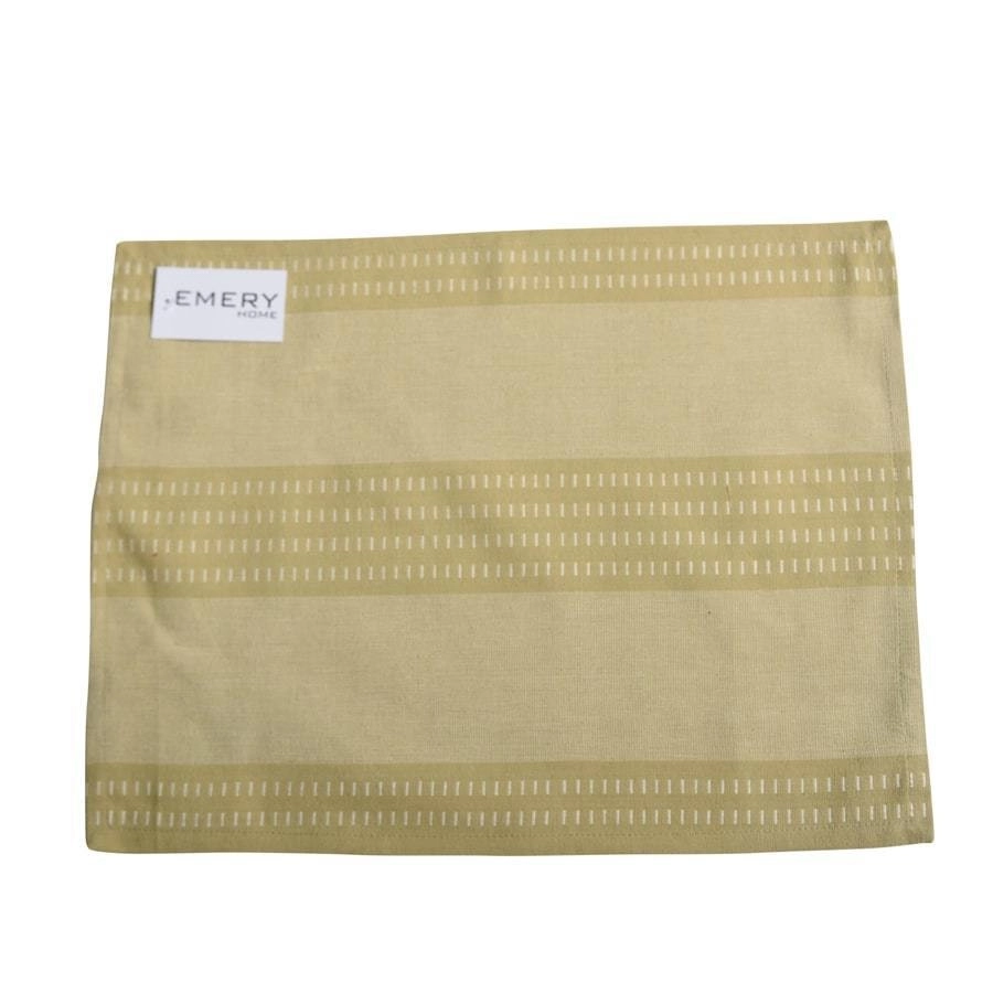 Jensen Dobby Placemat Mustard