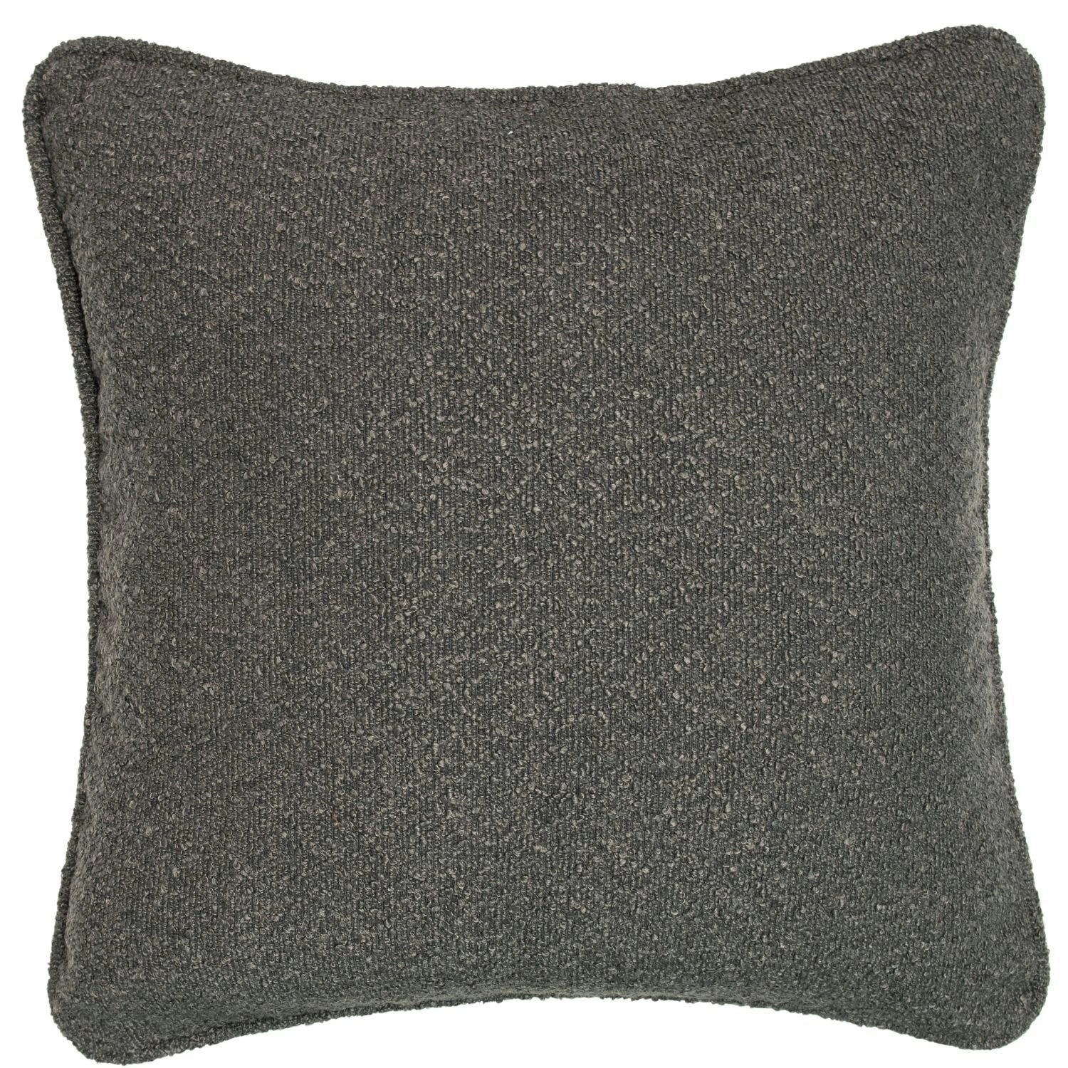 Boucle European Pillowcase - Charcoal