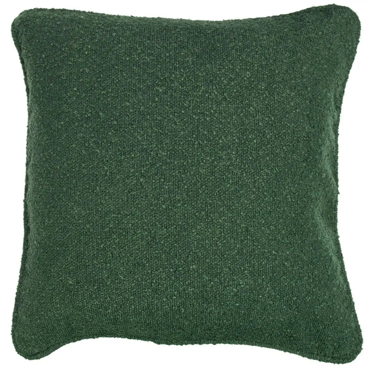 Boucle European Cushion - Green