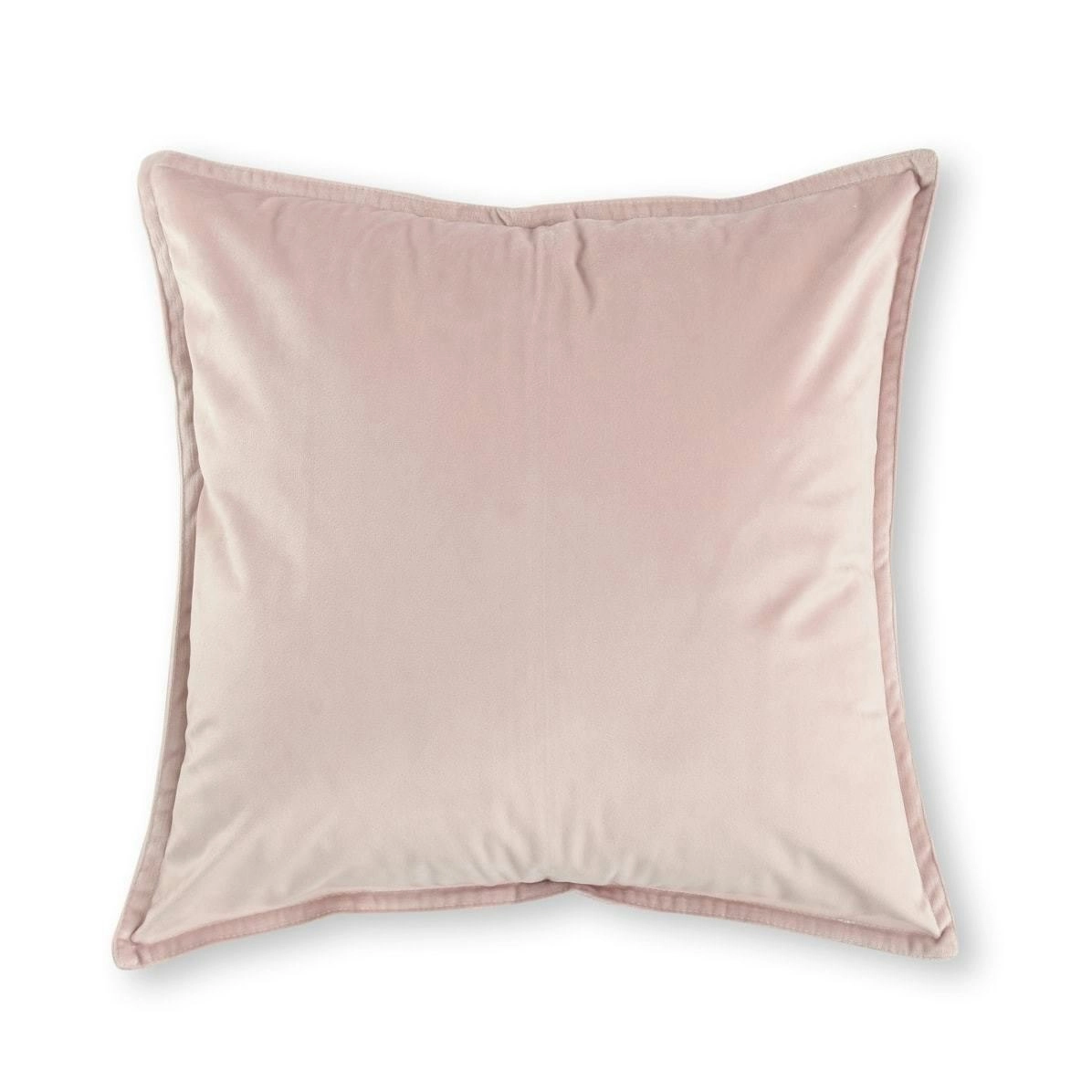 Velvet European Pillowcase Soft Pink