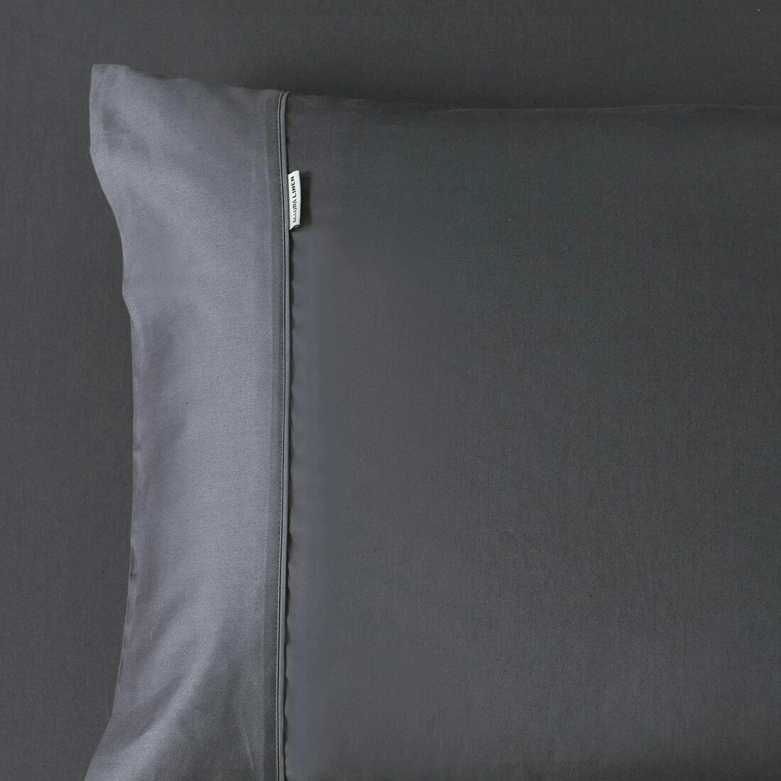 400 Thread Count Fitted Sheet Charcoal