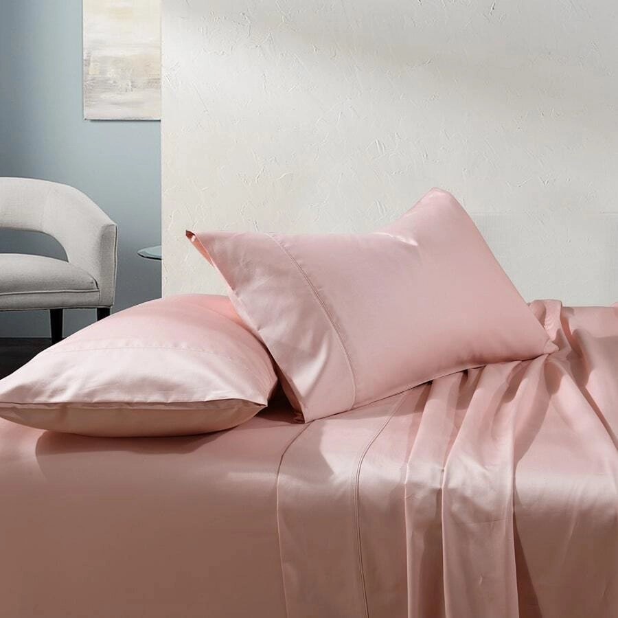 Soho 1000 TC Cotton Sheet Set Blush