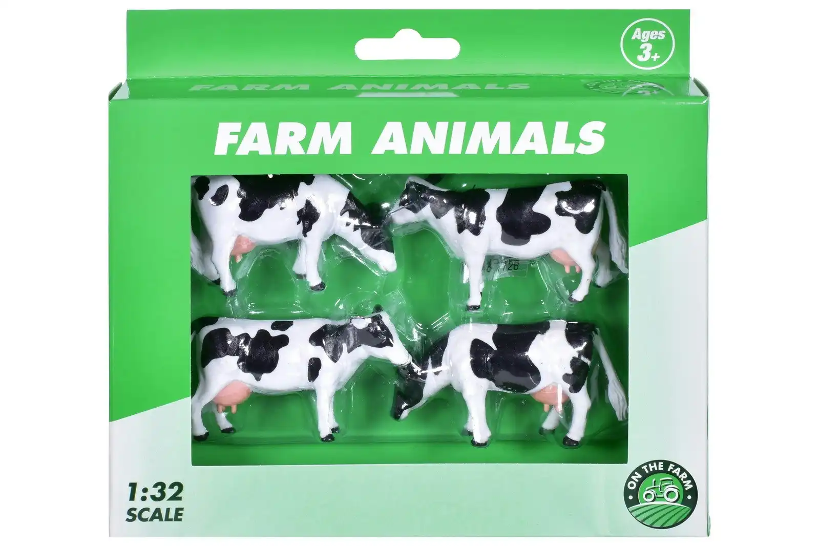 Farm Animals 4pc Cows 1:32sc