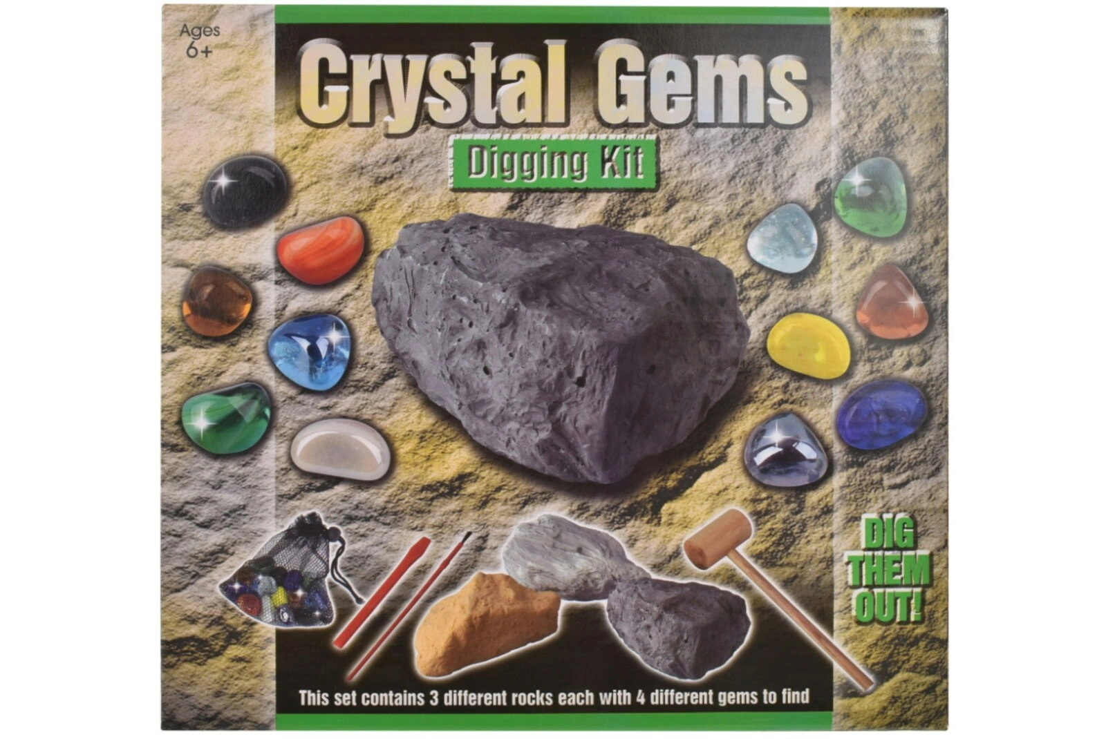 Crystal Gems Digging Kit