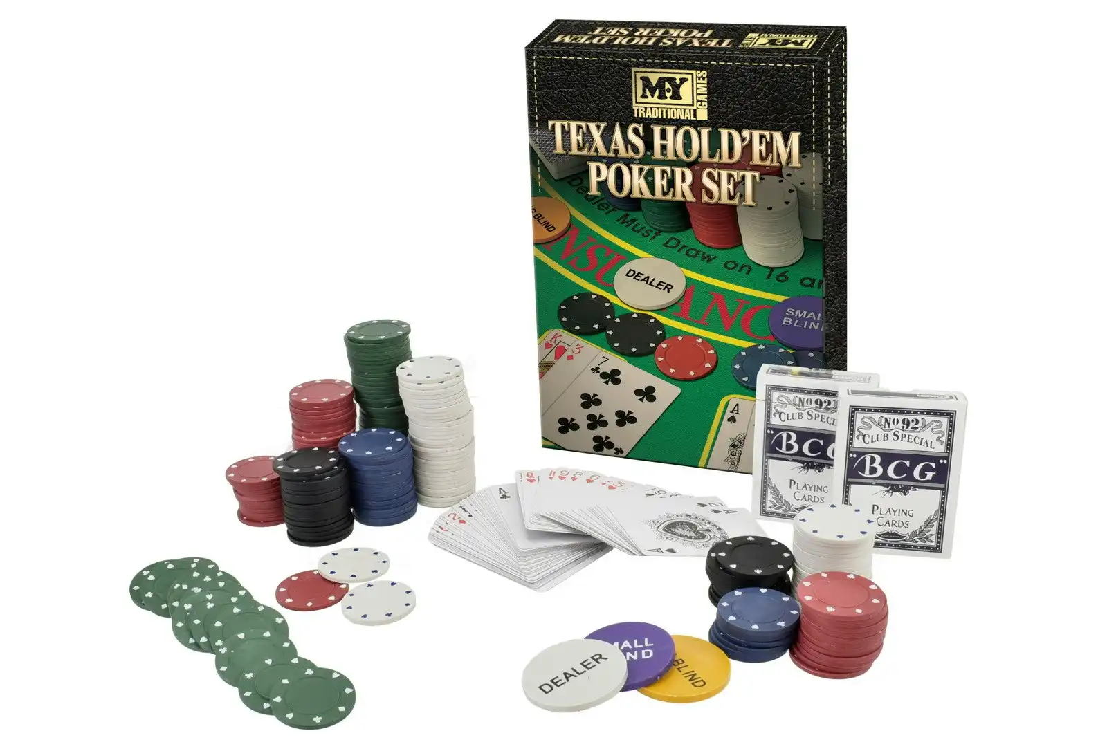 Texas Hold'Em Poker & Blackjack Set