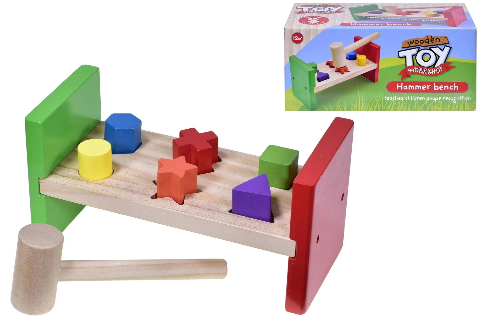 Wooden Hammer Bench Playset