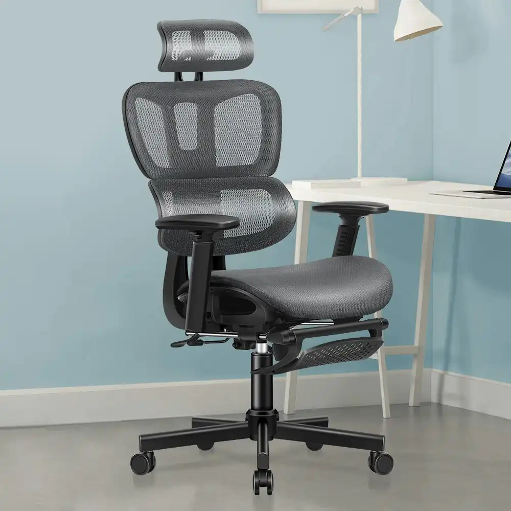 Alfordson Mesh Executive Ergonomic Office Chair Grey