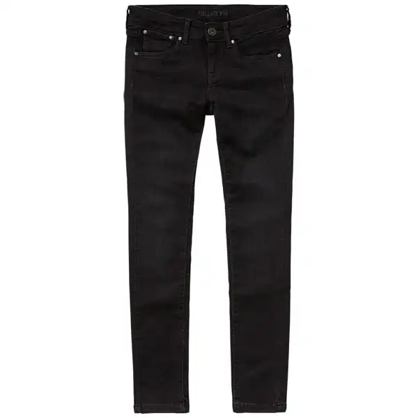 Pepe Kids Pepe Jeans Girls Skinny Jeans With Stitching Black