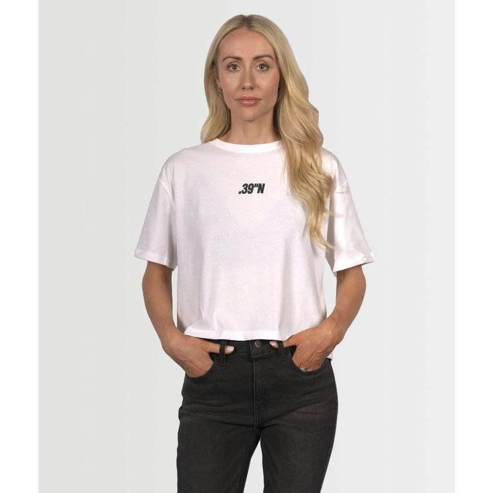 Topshop Women's Active Jolie Crop Tee - White