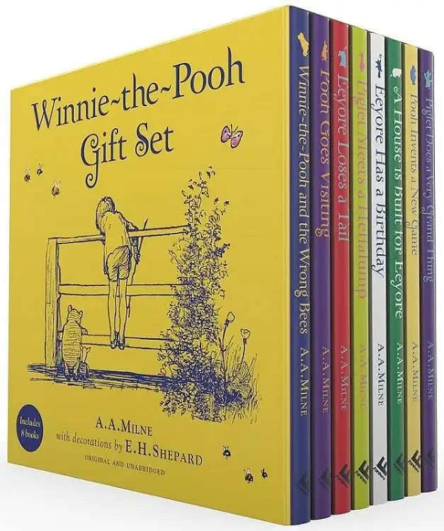 Winnie The Pooh Gift Set - 8 Copy Box Set
