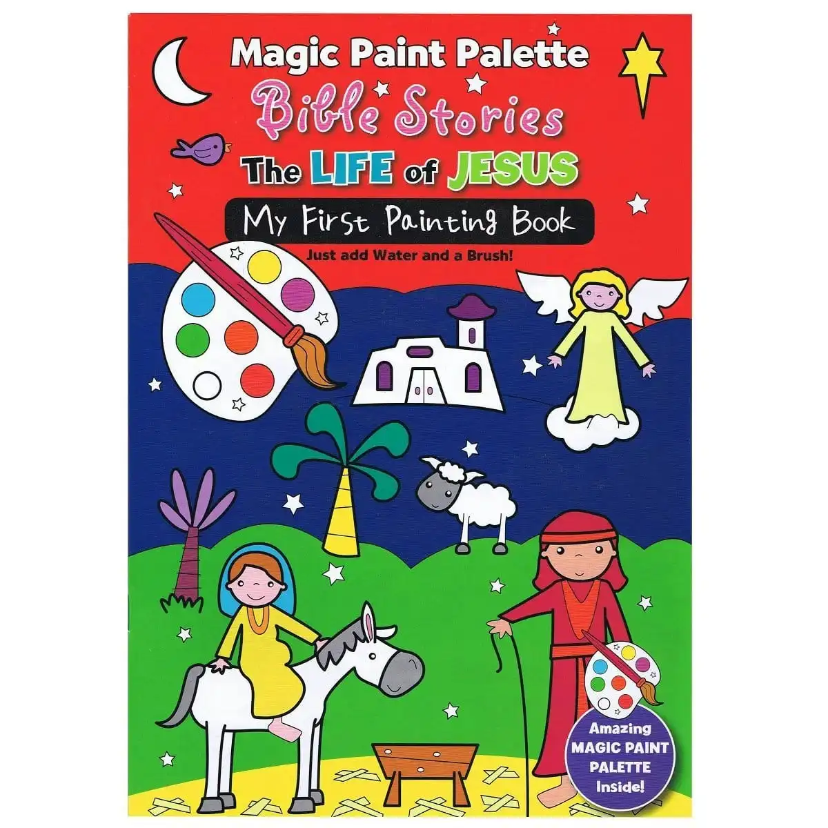Daves Deals Magic Paint Pallette Bible Stories, The Story Of Jesus