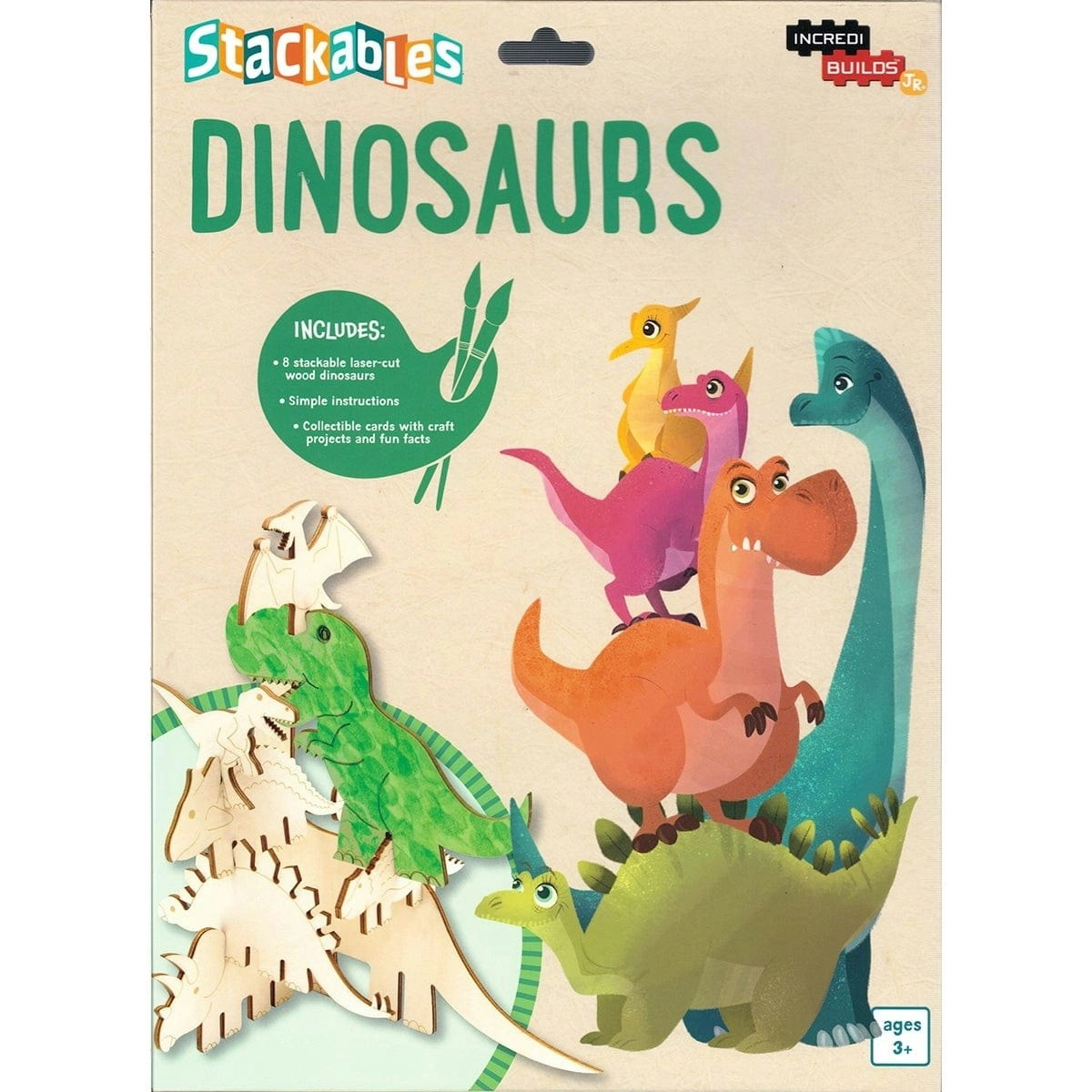 Promotional Incredibuilds Jr.:stackables Dinosaurs