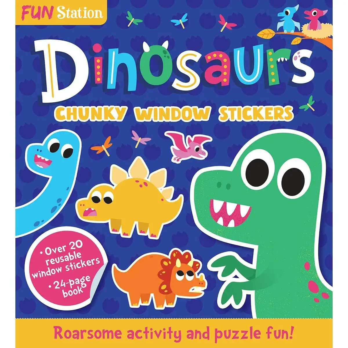 Imagine That Dinosaurs Chunky Window Stickers
