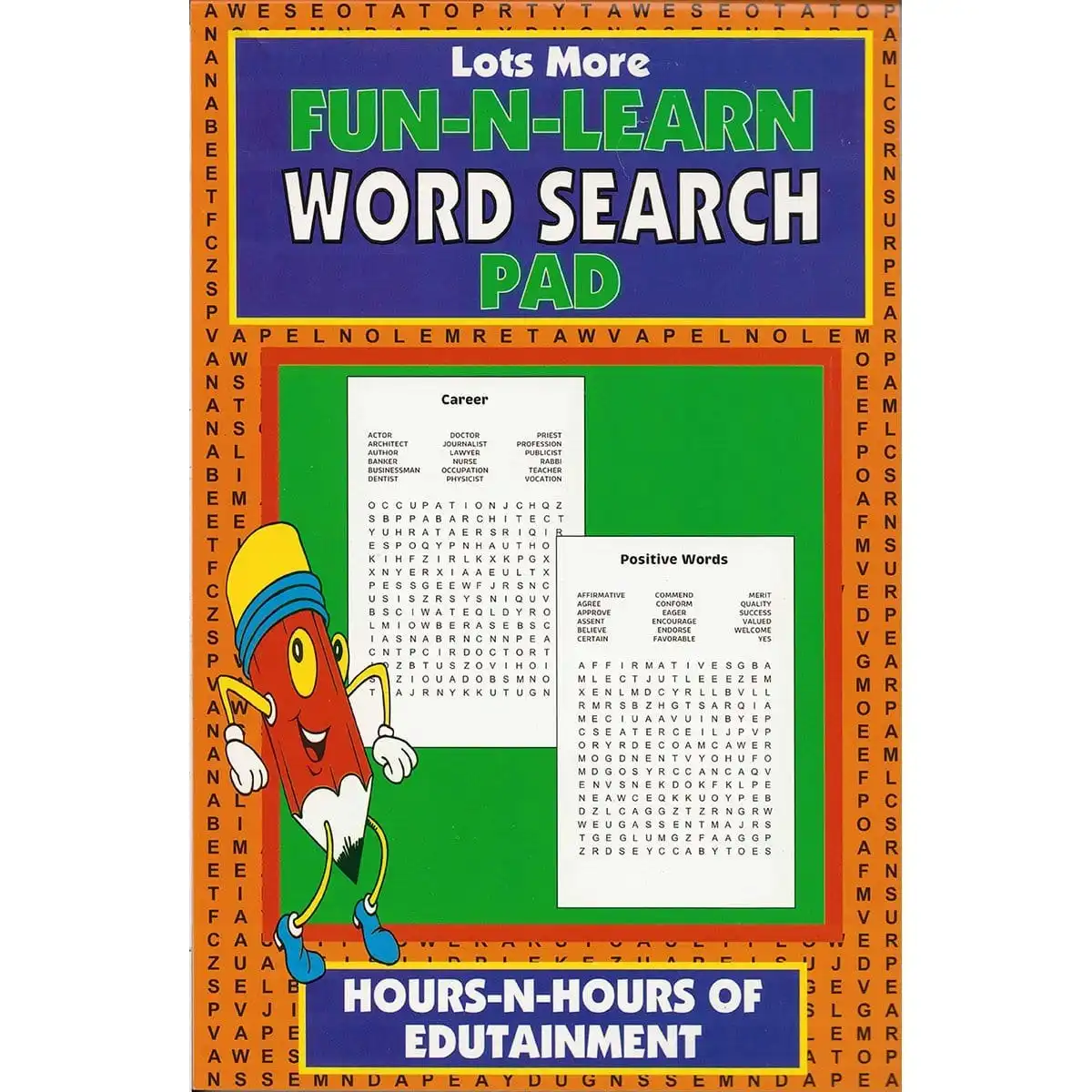 Promotional Lots More Fun-n-learn Word Search Pad
