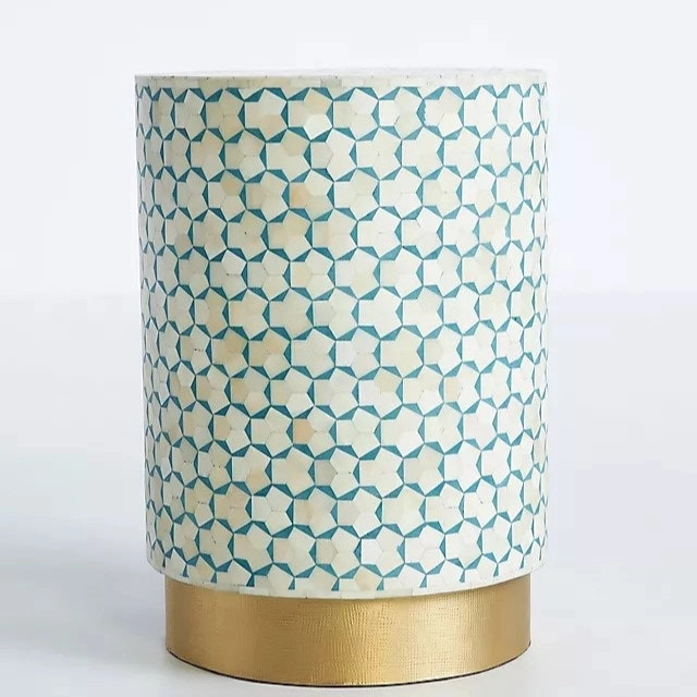 Zohi_Interiors Targua Inlay Side Table