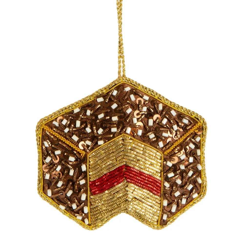 Belle Lamington Sequin Hanging Decoration