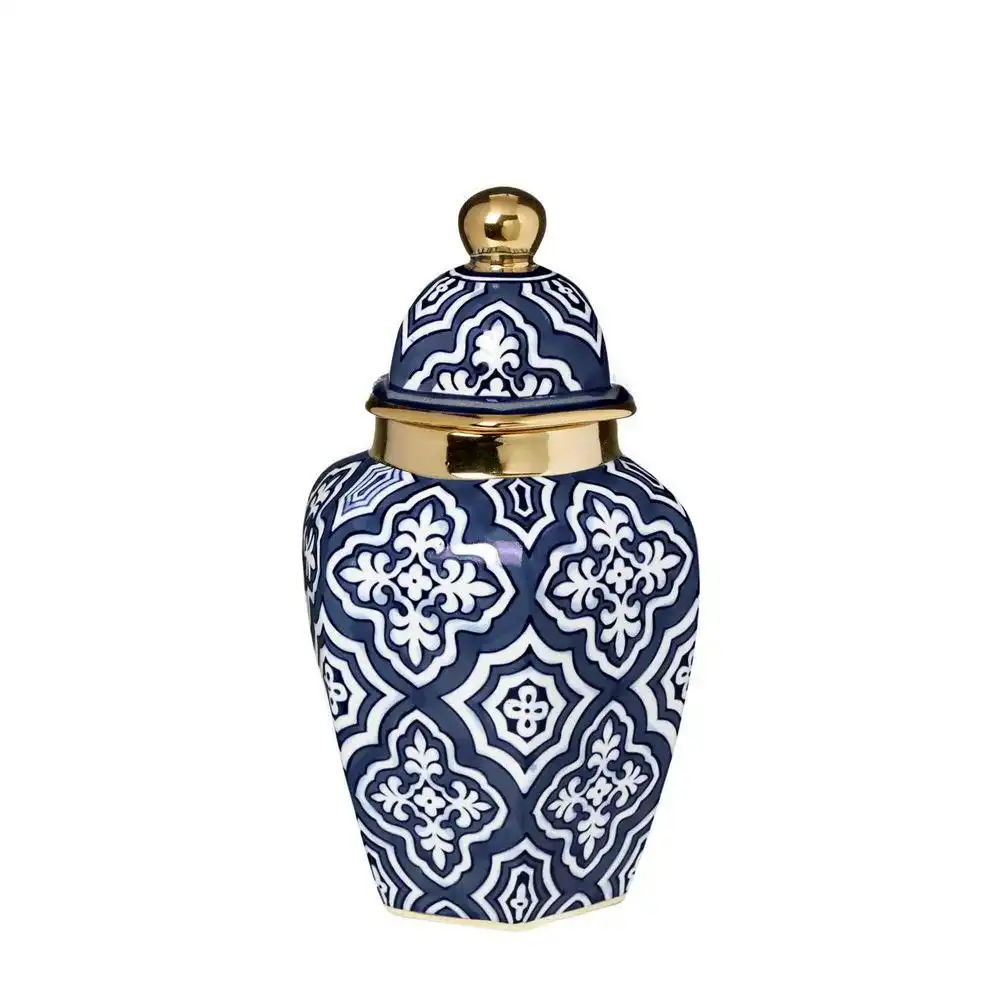 Zohi Interiors Tangier Garden Ceramic Ginger Jar