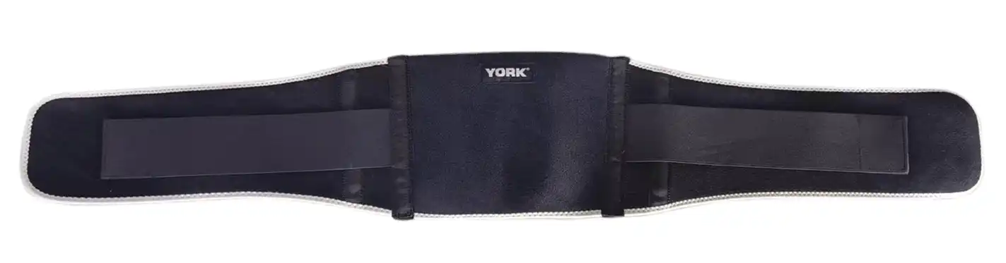 York Fitness Adjustable Lumbar Support with Pocket (Heat/Cold Pad)