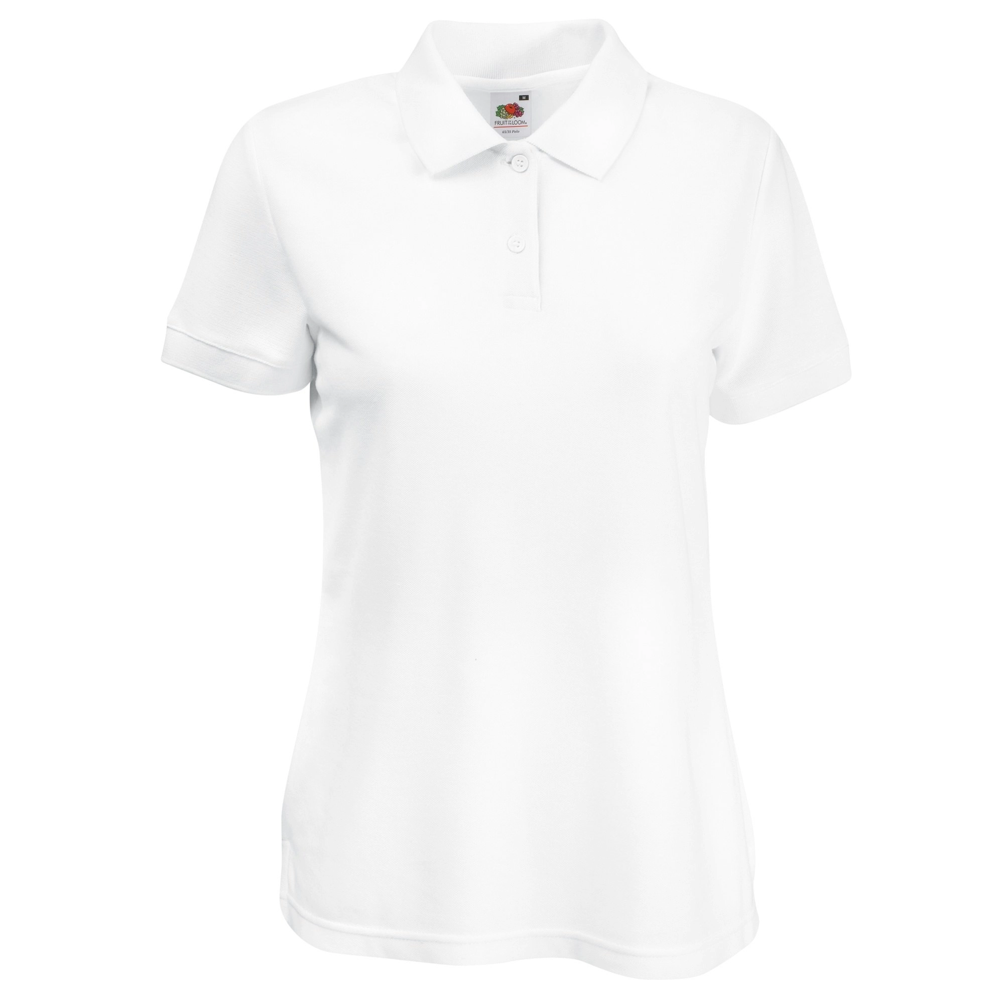 Fruit of the Loom Womens Lady-Fit 65/35 Short Sleeve Polo Shirt