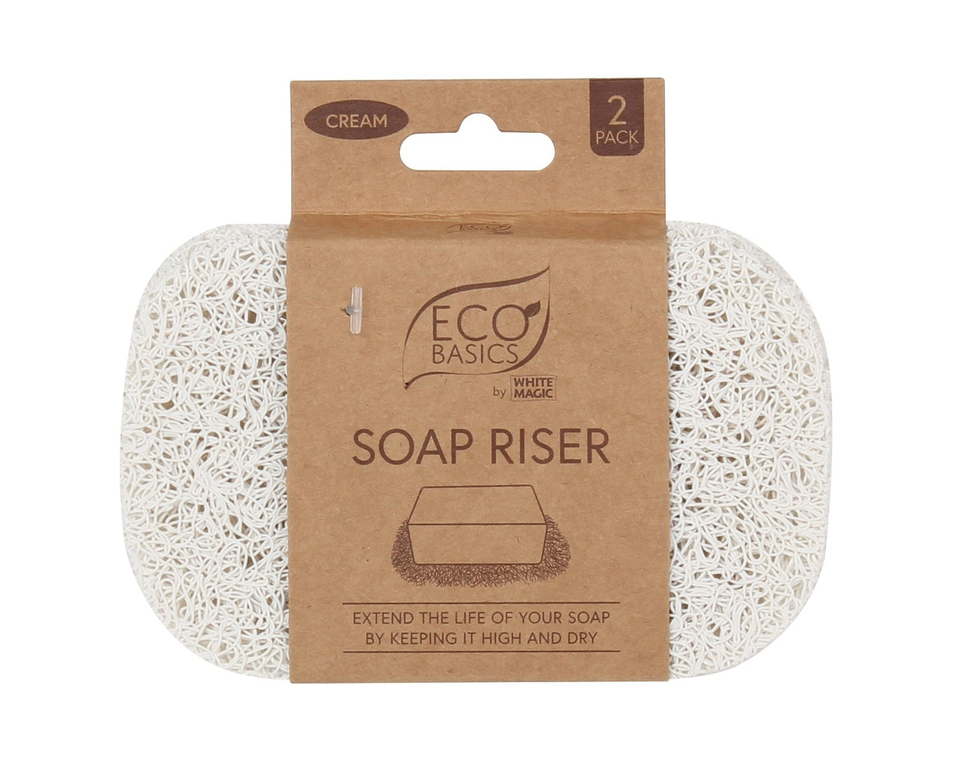 White Magic Eco Basics Soap Riser - Cream