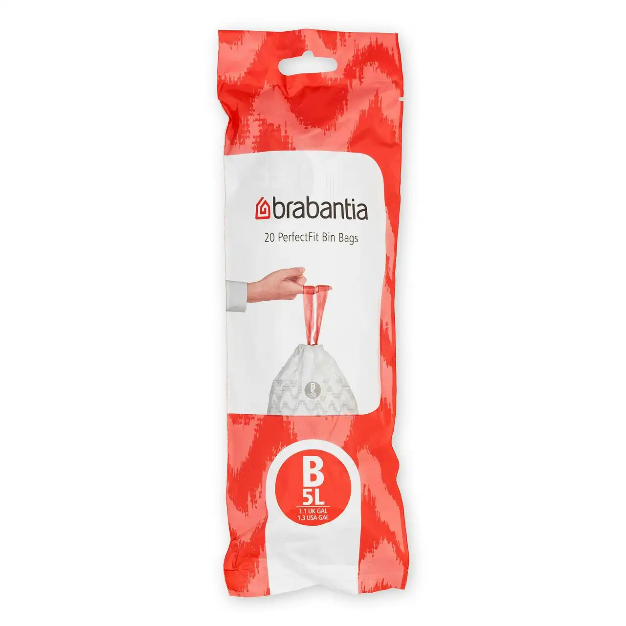 Brabantia Bin Liners   Code B   5 Litre   20 Waste Bags