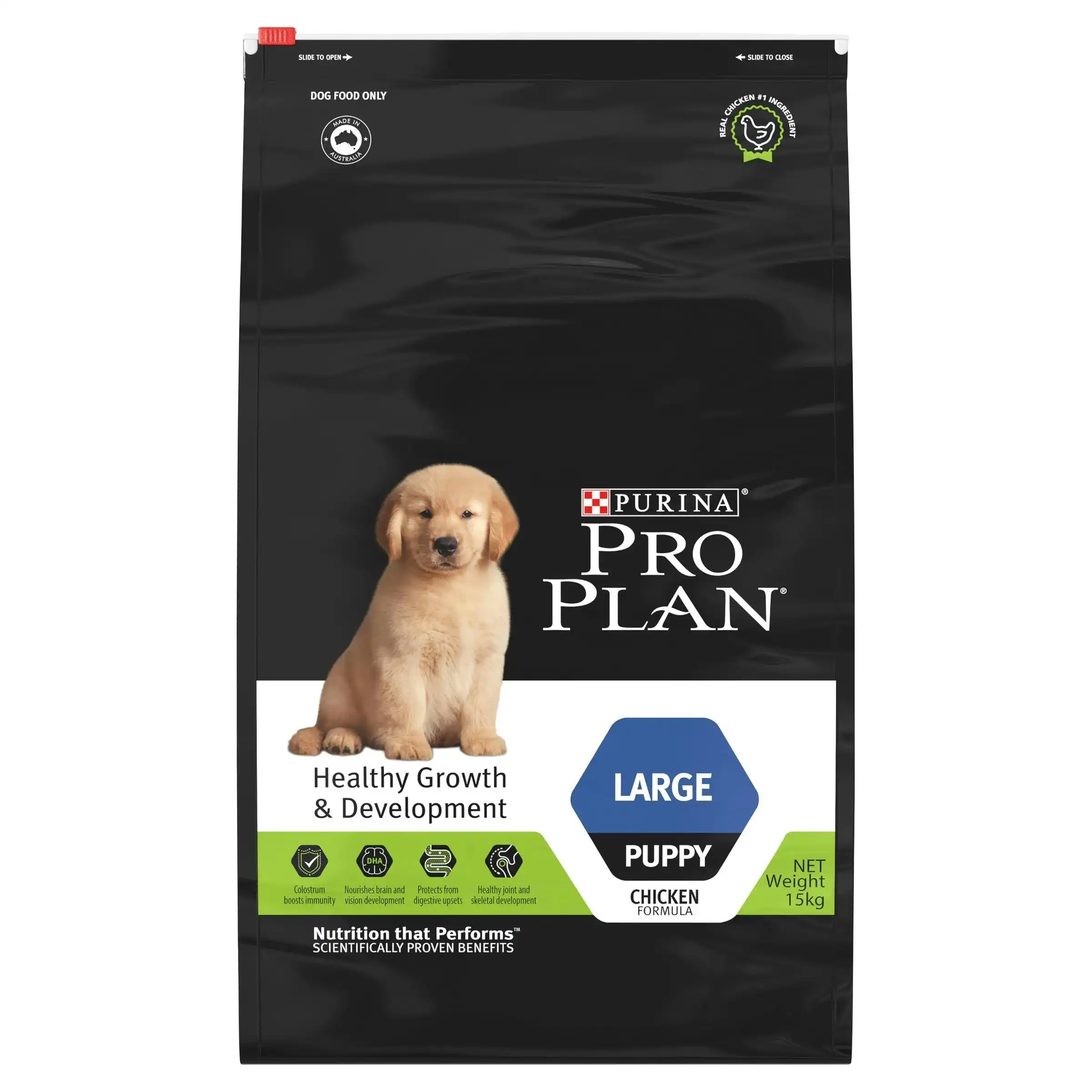 PRO PLAN Puppy Large Breed Dry Dog Food with Chicken - 3kg