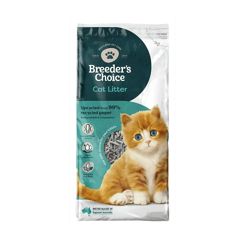 Fibrecycle Breeders Choice Cat Litter - 30L