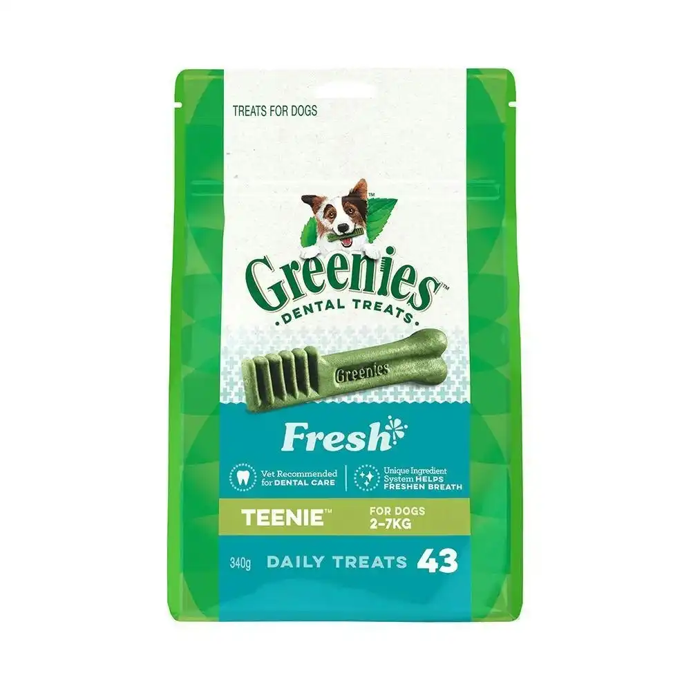Greenies Dog Fresh Mint Dental Treats For Teenie Dogs