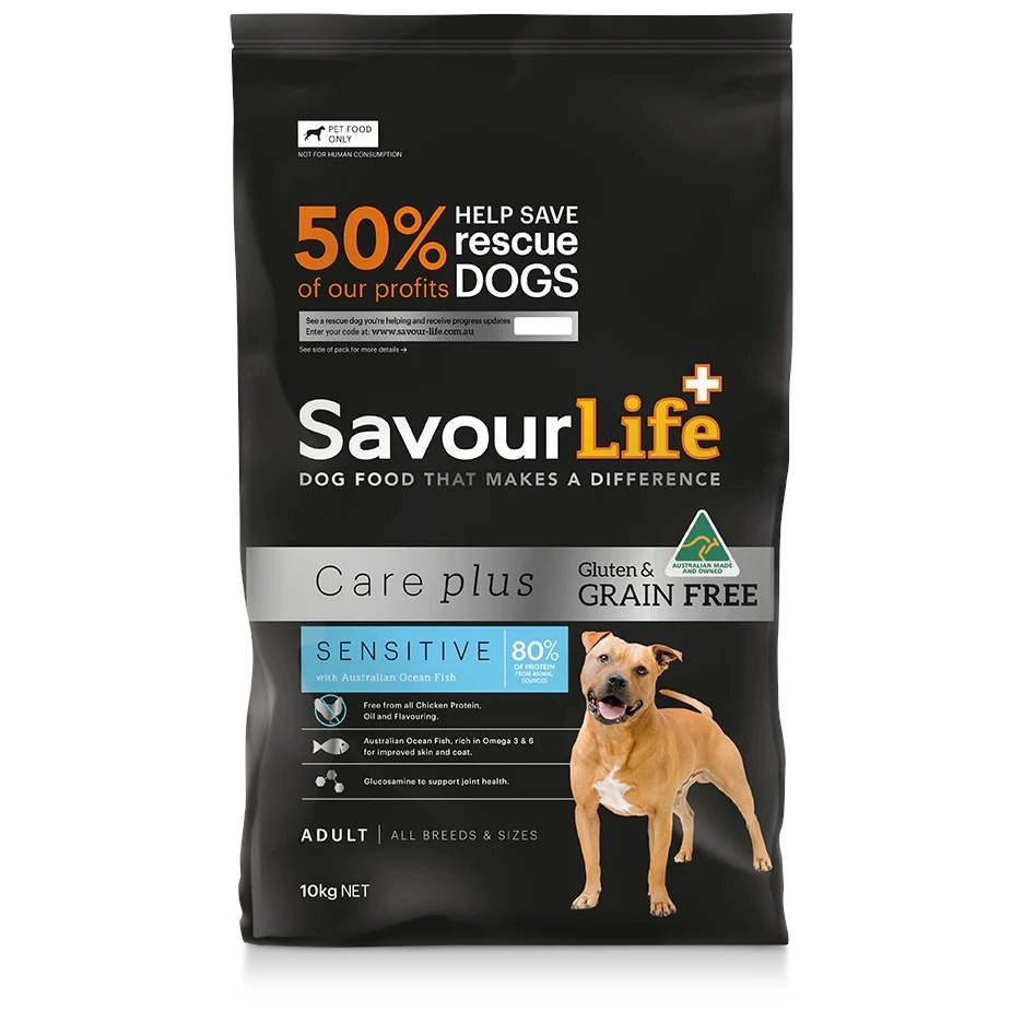 SavourLife Grain Free Sensitive Dry Dog Food Ocean Fish 10kg