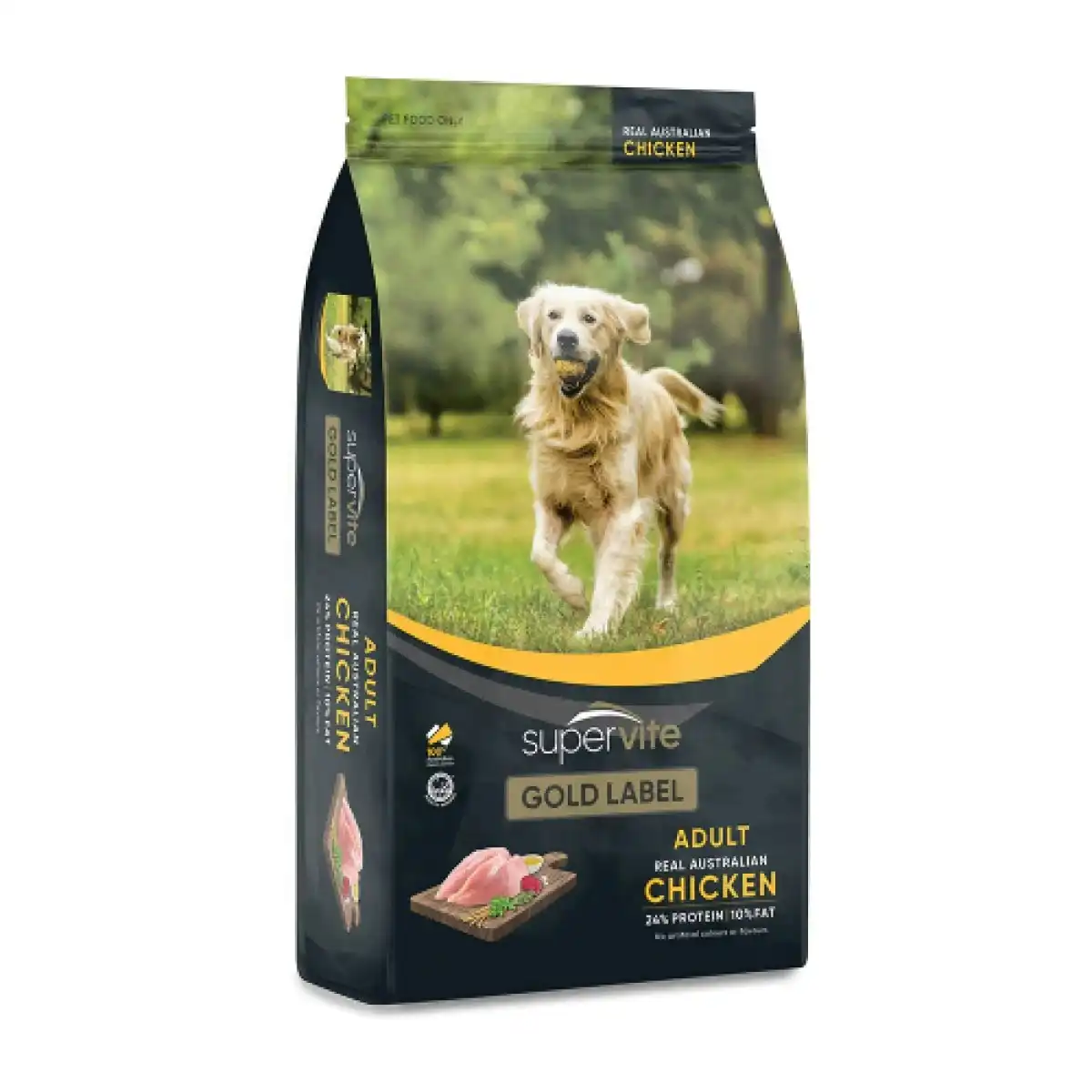 Super Vite Gold Label with Real Australian Chicken Dry Dog Food 20kg