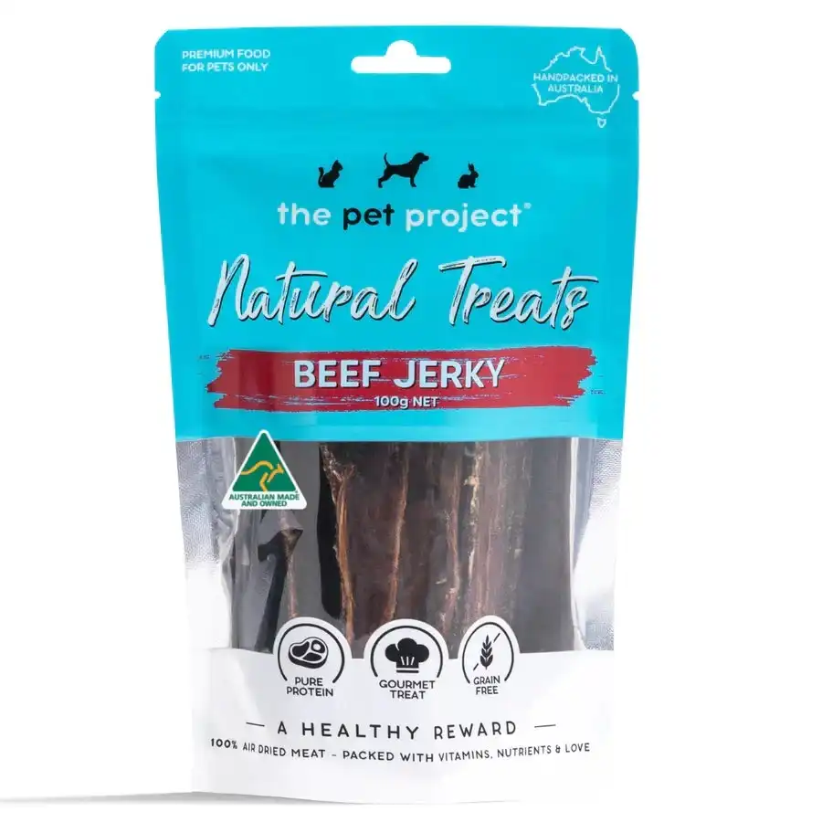 The Pet Project – Beef Jerky 100g