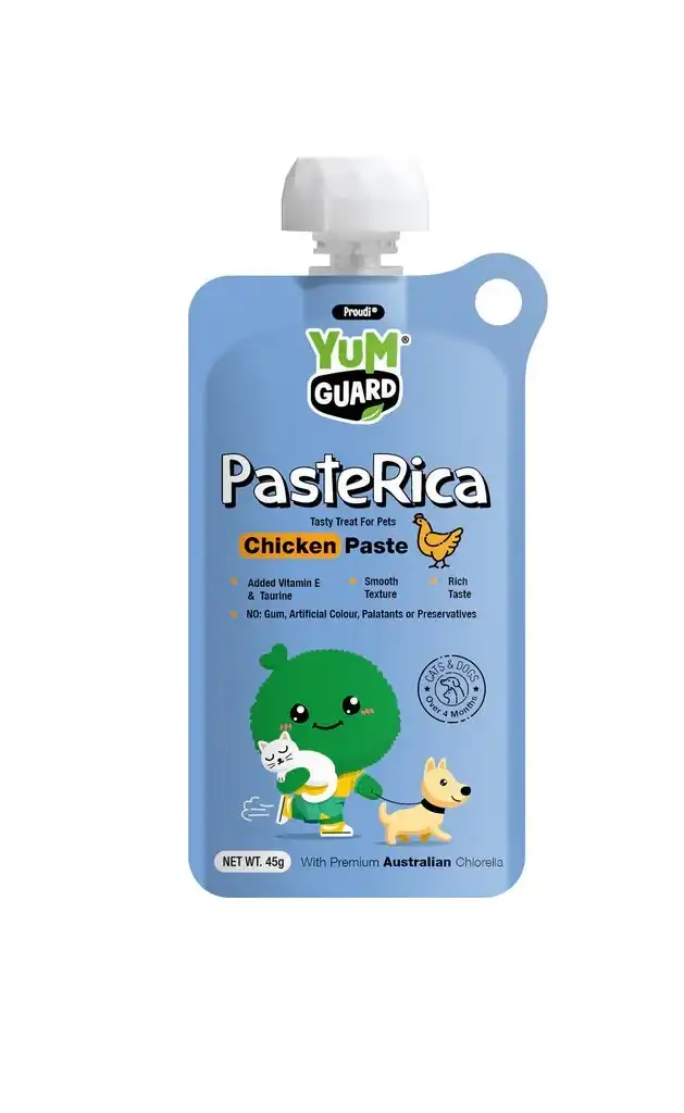 Yumguard Paste Rica Chicken Paste Dog Treat 24x45g