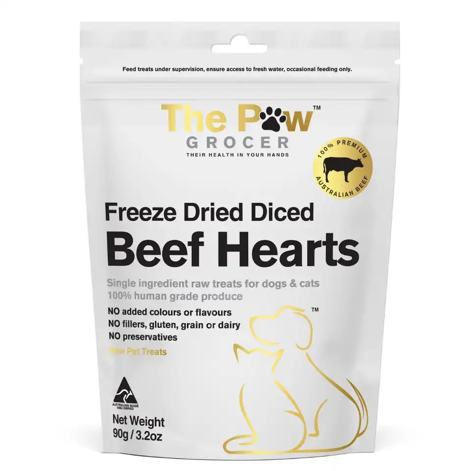 The Paw Grocer Beef Hearts Dog Treats
