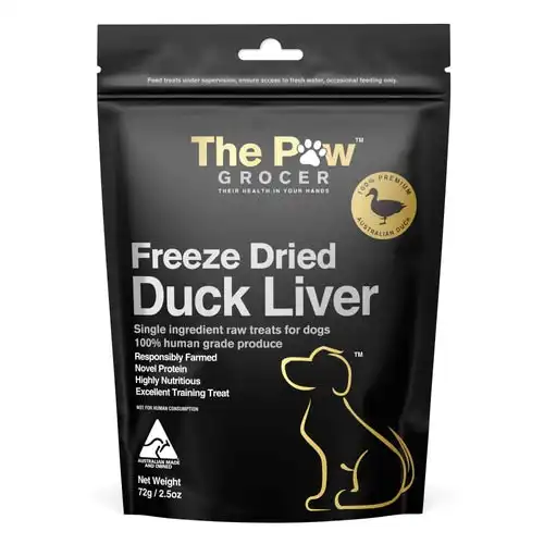 The Paw Grocer Duck Liver Dog Treats