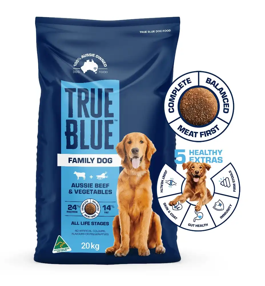 True Blue Family Dog Beef & Veg Dry Food 20kg