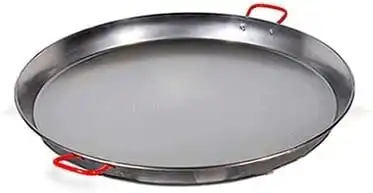 Paella Pan, Steel Polish, Metallic, Large, 50cm