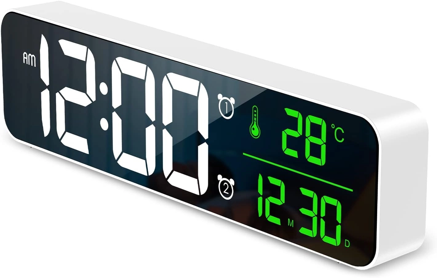 Digital Wall Clock Large LED Display